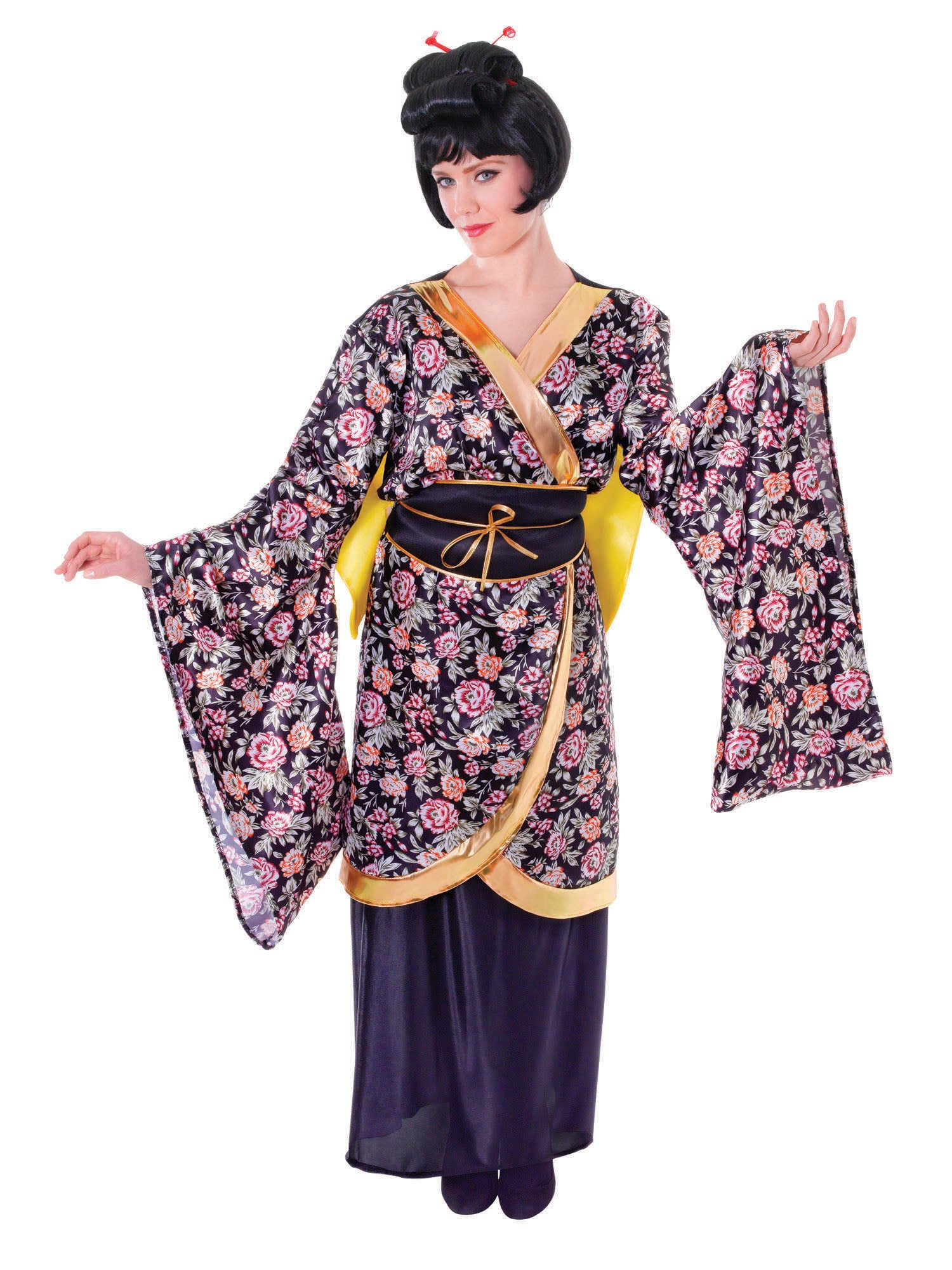 Geisha, Multi, Generic, Adult Costume, Standard, Front