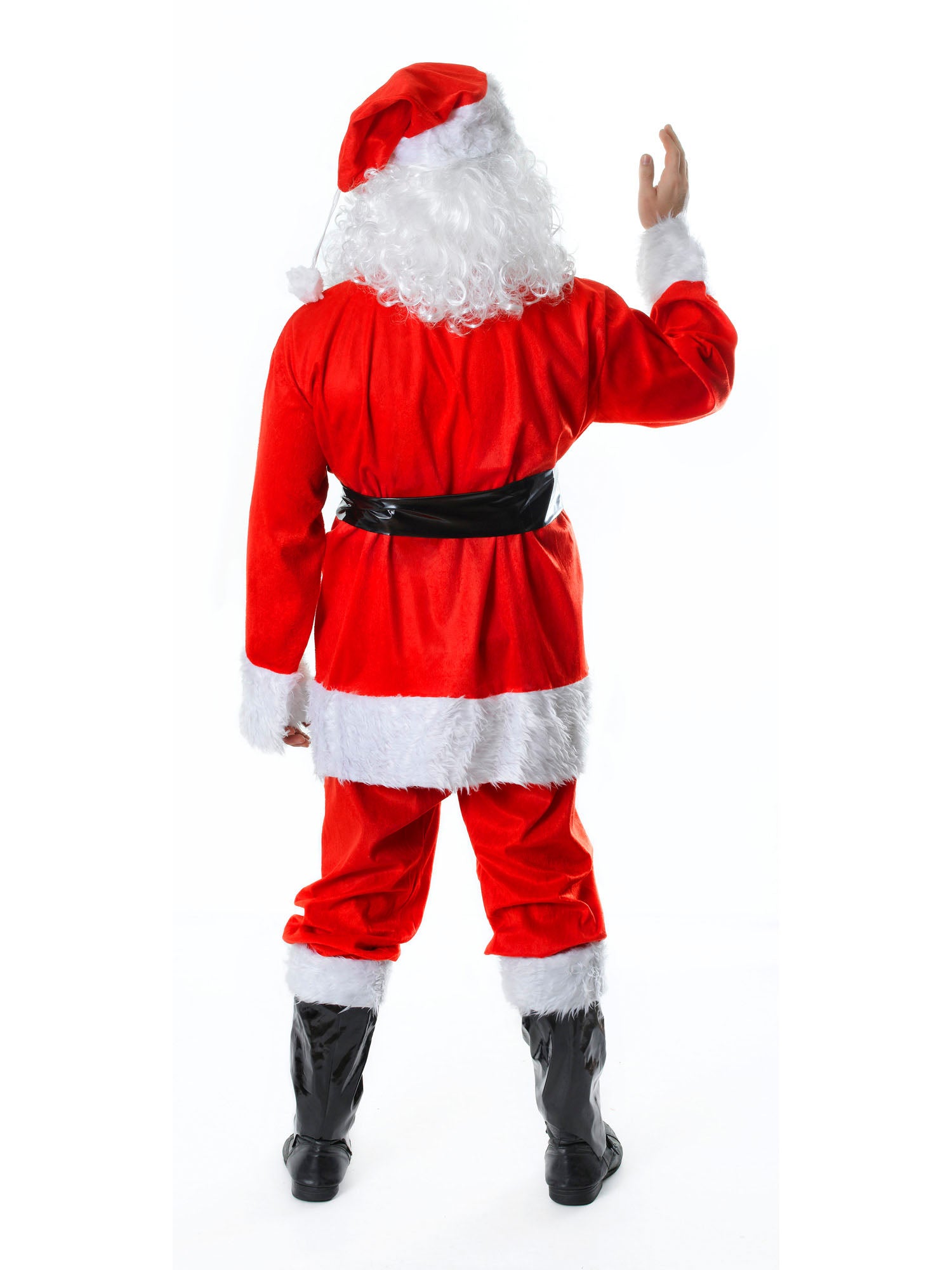Santa, multi-colored, Generic, Adult Costume, Standard, Side