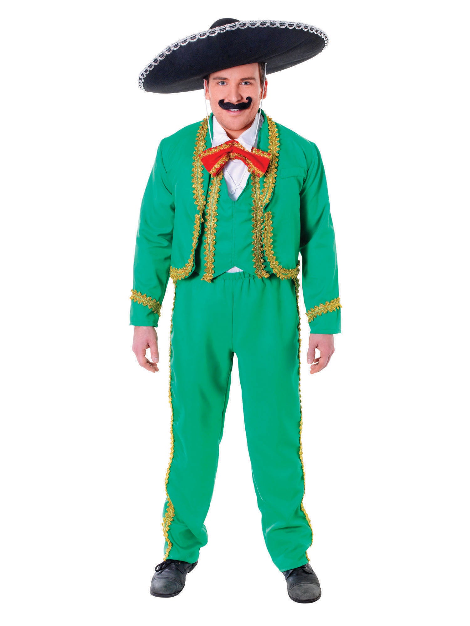 Mexican, Multi, Generic, Adult Costume, Standard, Front