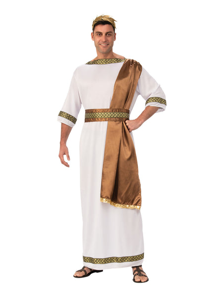 Adult Greek God Costume With Brown Sash