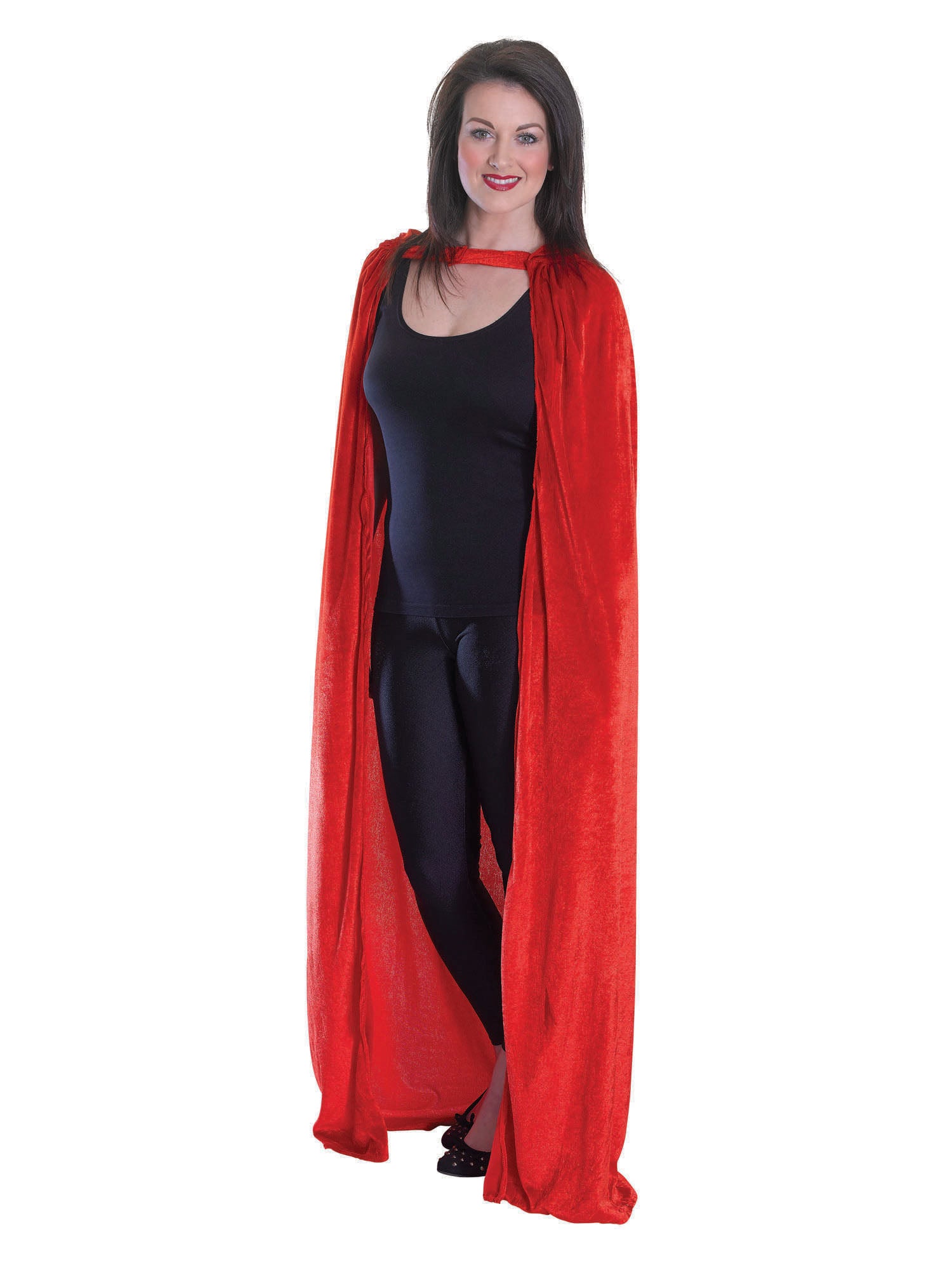 Black Cloak, Black, Generic, Adult Costume, Standard, Back