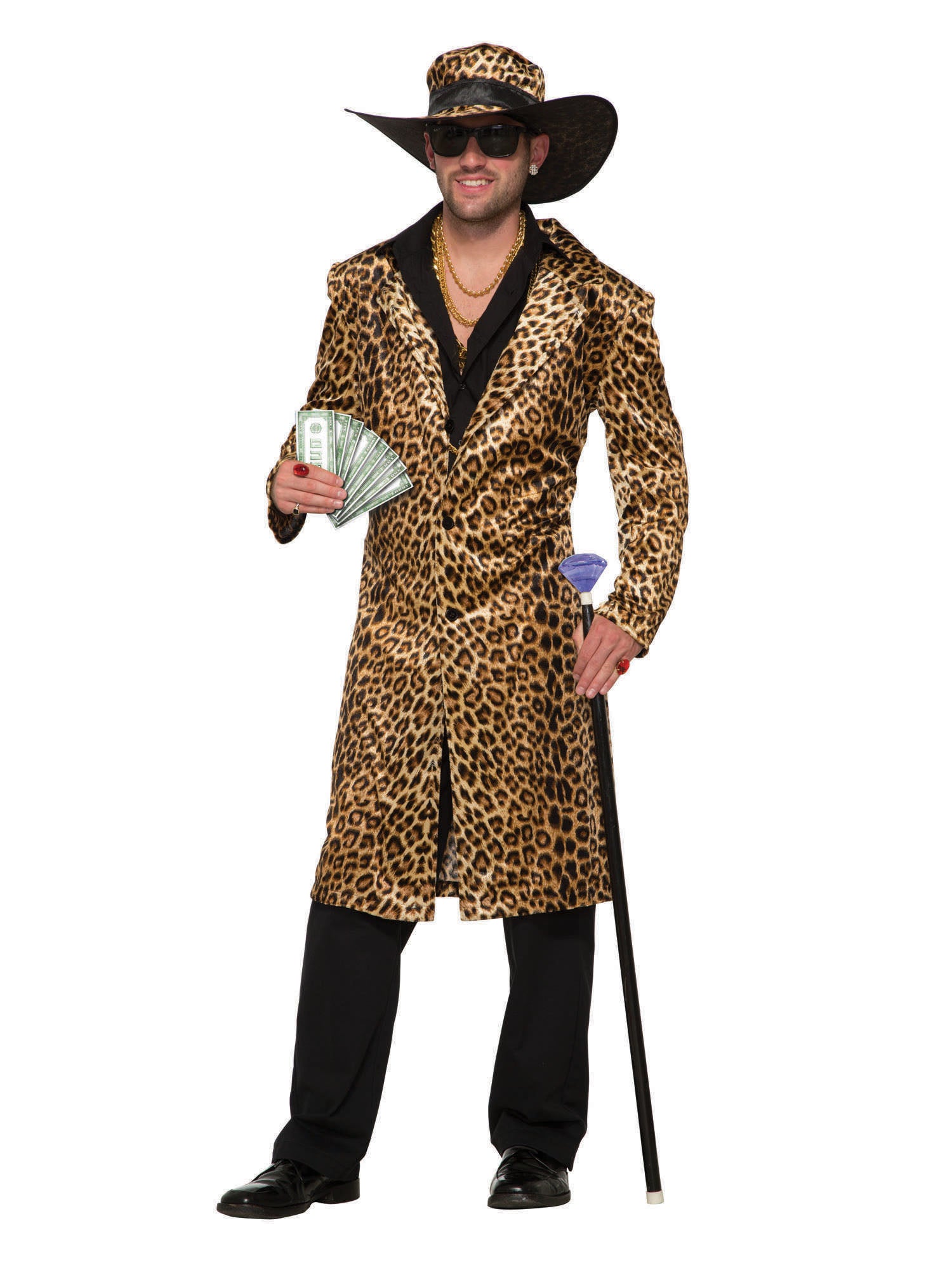 Leopard, Multi, Generic, Adult Costume, Standard, Front