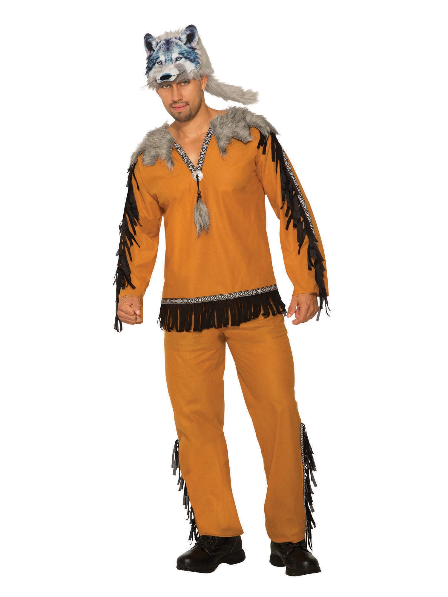 Wolf, Multi, Generic, Adult Costume, Standard, Front