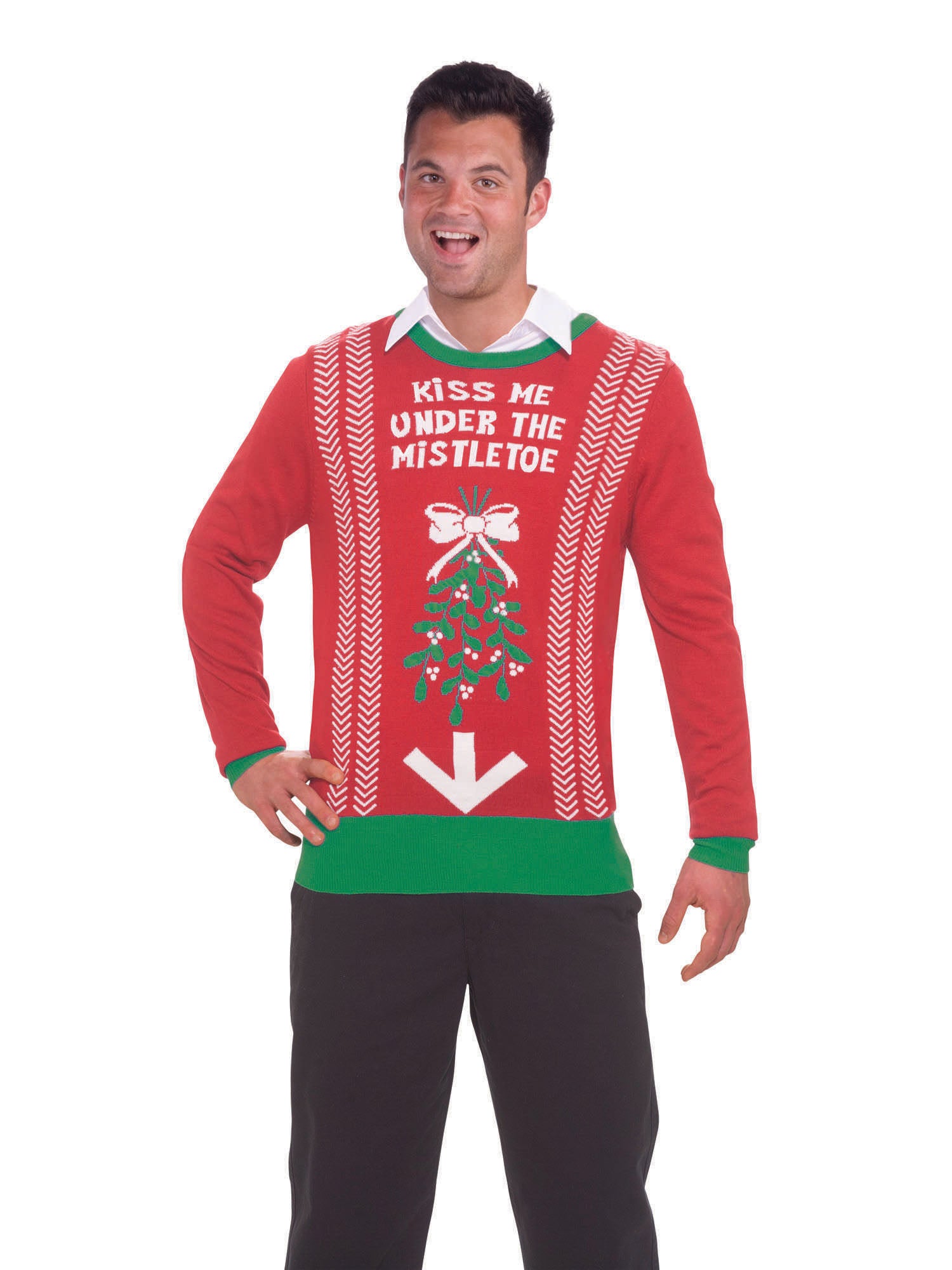 Christmas Jumper, Multi, Generic, Adult Costume, , Front