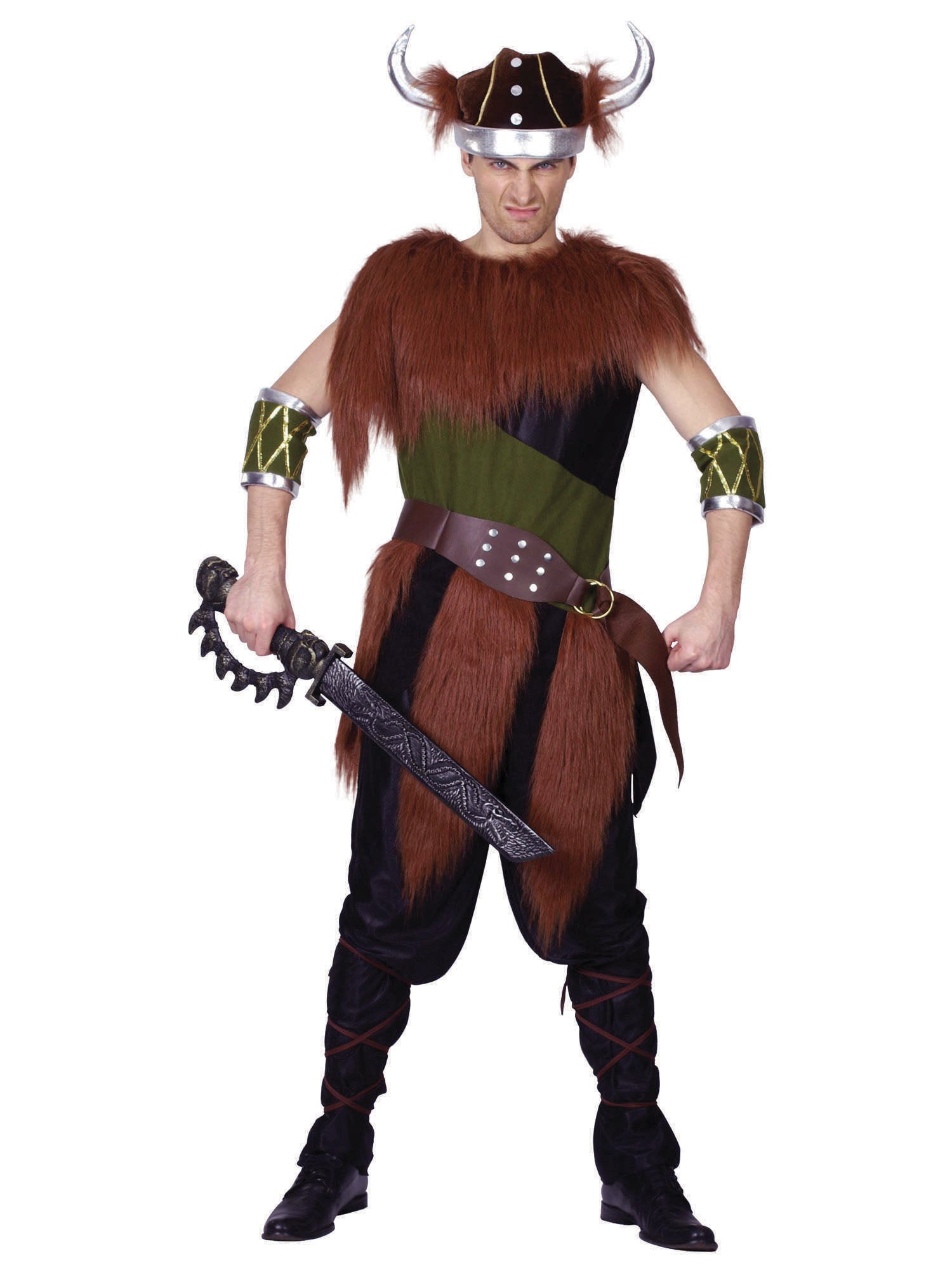 Viking, Multi, Generic, Adult Costume, Standard, Front