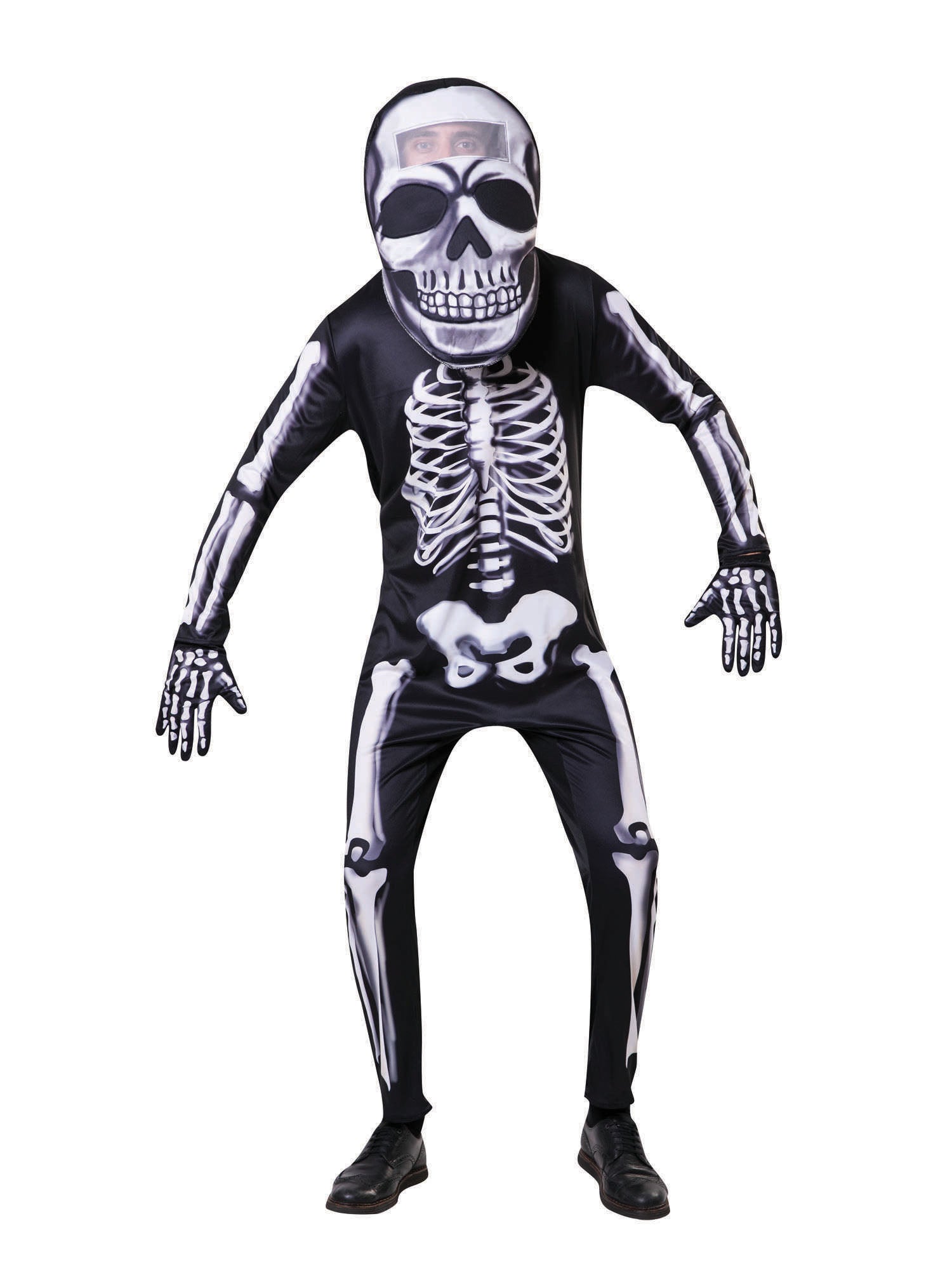 Skeleton, Multi, Generic, Adult Costume, Standard, Front
