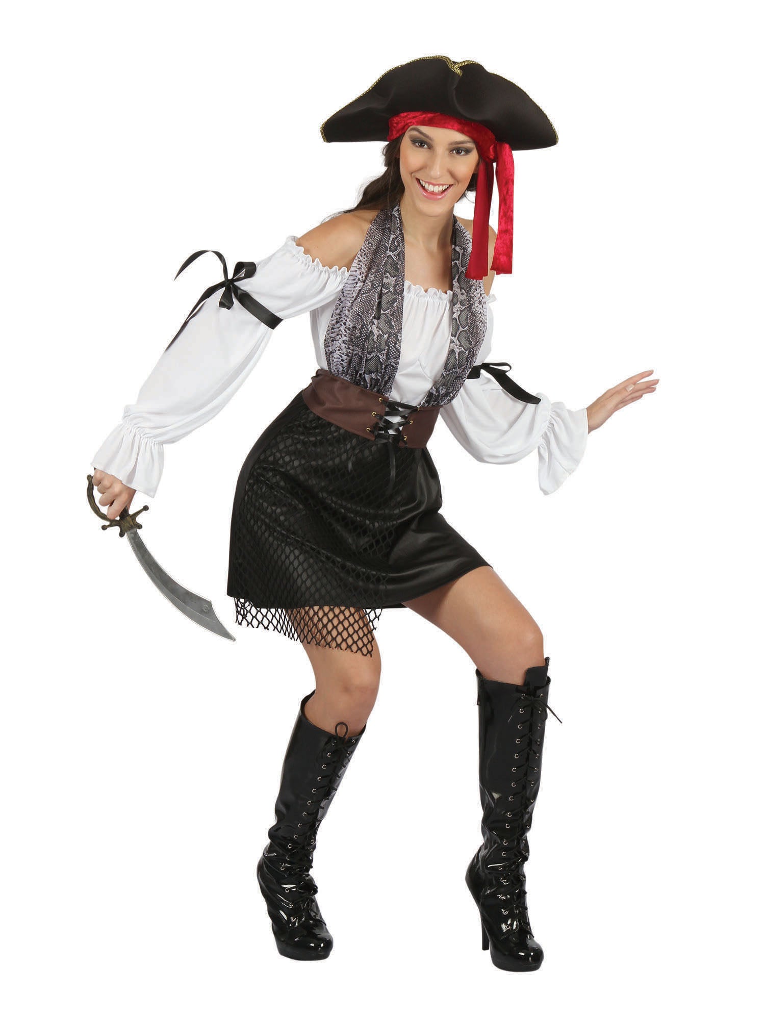 Pirate, Multi, Generic, Adult Costume, Standard, Front