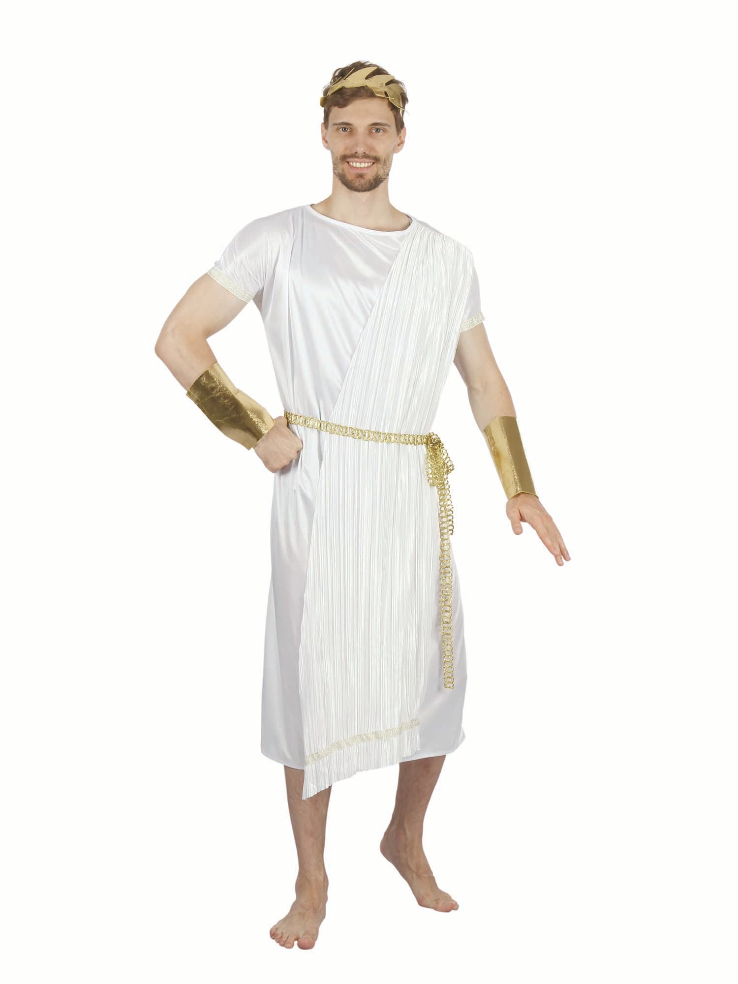 Adult Pleated Material Greek God Costume