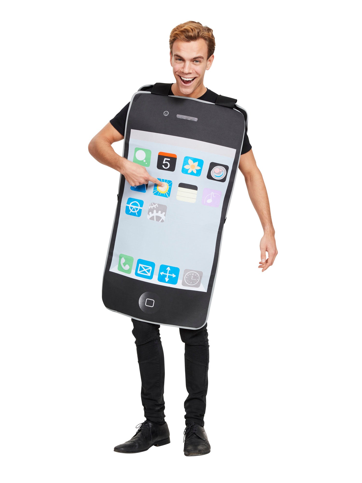 Mobile Phone, Multi, Generic, Adult Costume, Standard, Front