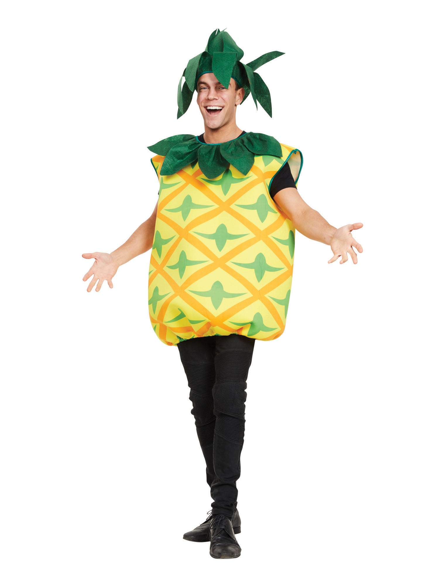 Pineapple, Multi, Generic, Adult Costume, Standard, Front