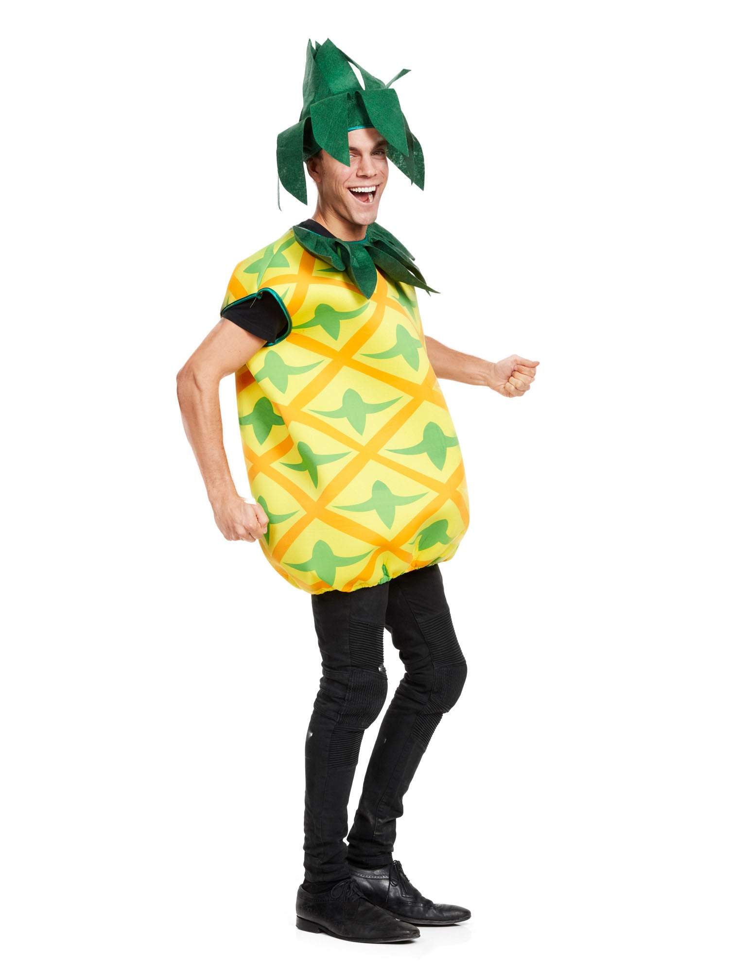 Pineapple, Multi, Generic, Adult Costume, Standard, Back