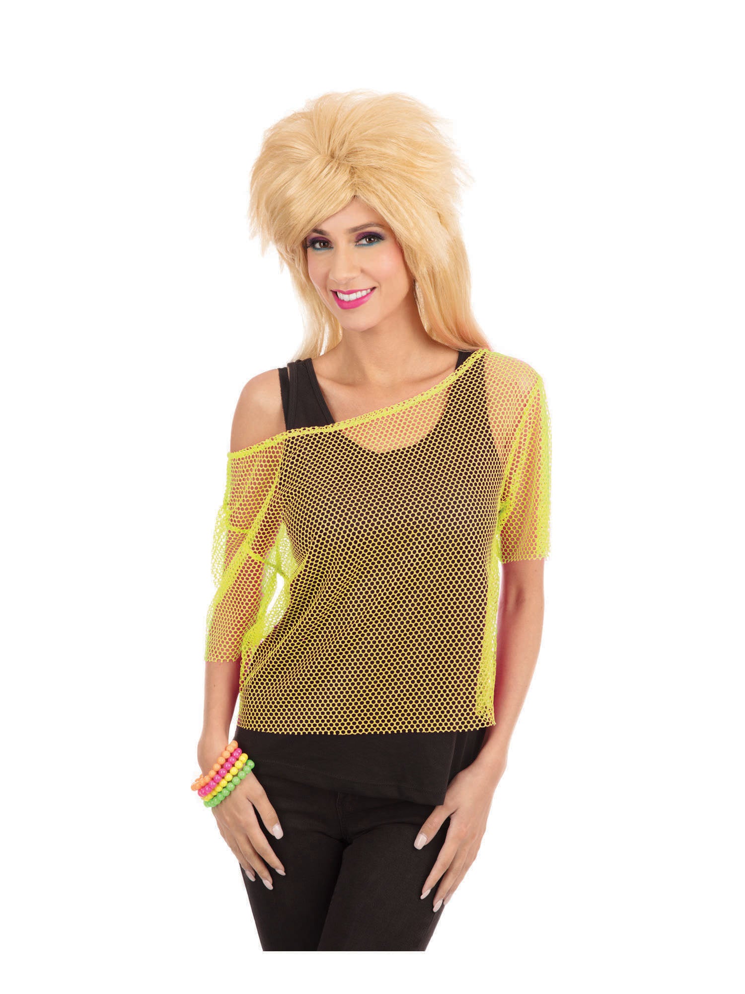 1980s, Yellow, Generic, Adult Costume, Standard, Front