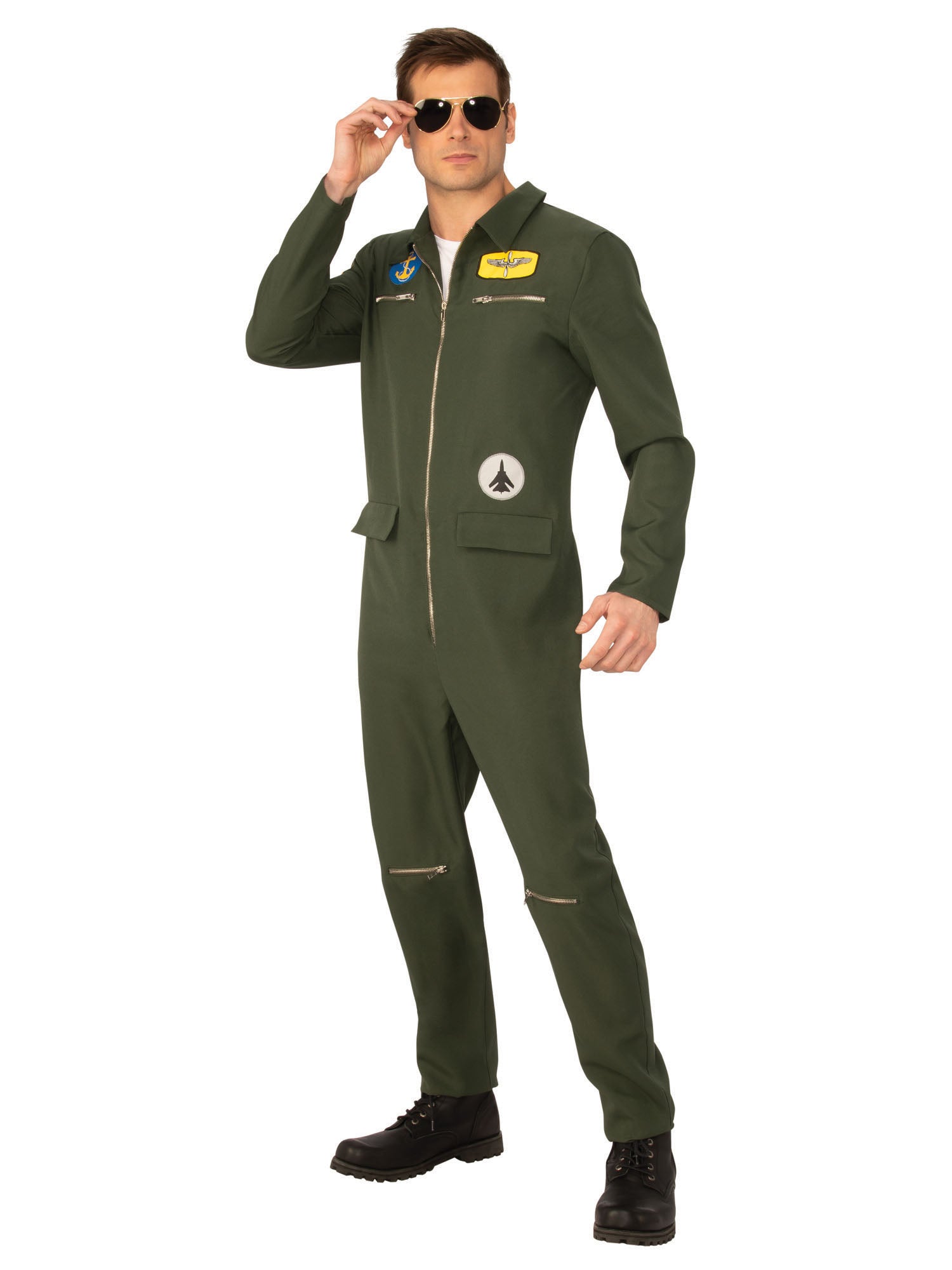 Pilot, Multi, Generic, Adult Costume, , Front