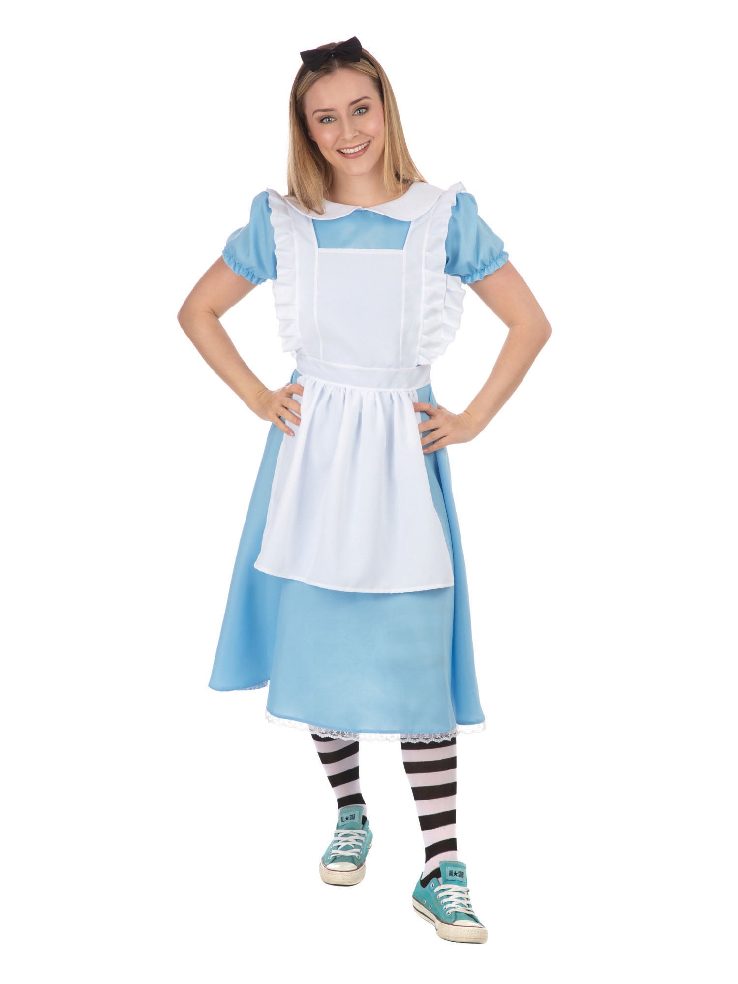 Alice In Wonderland, Alice In Wonderland, Multi, Disney, Adult Costume, Small, Front