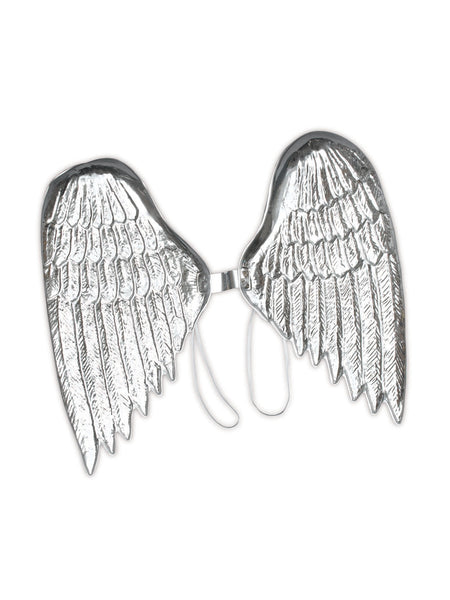 Silver Angel Wings Costume Accessory