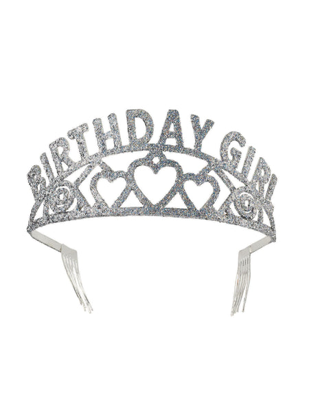 Birthday Girl Glitter Tiara Costume Accessory