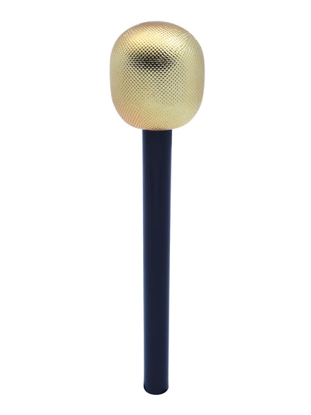 Gold Microphone Costume Accessory