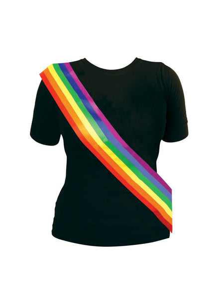 Rainbow Sash Costume Accessory