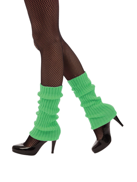 Neon Green Leg Warmer Costume Accessory