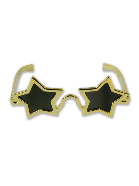 Gold Star & Space Glasses Costume Accessory