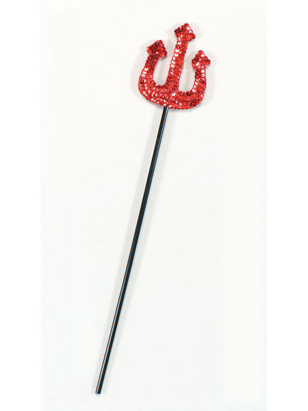 Red Sequin Devil Fork Costume Accessory