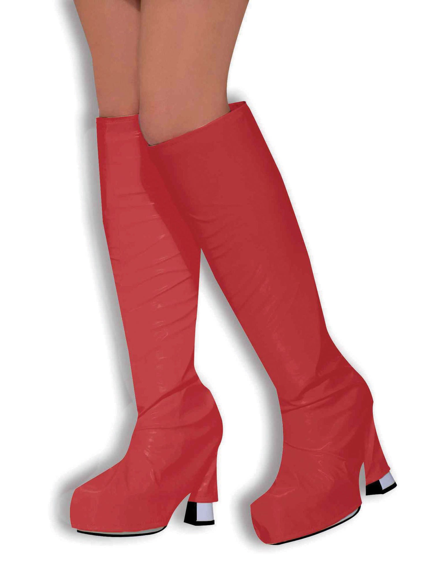 Boot Covers, Red, Boot Covers, Accessories, One Size, Front