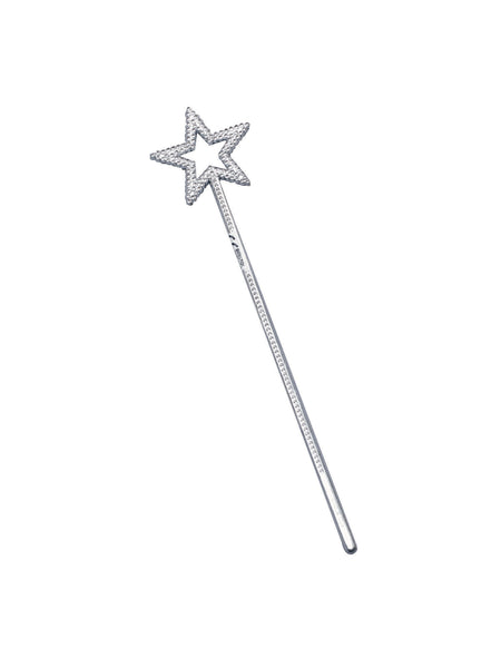 Silver Wand Star End Costume Accessory