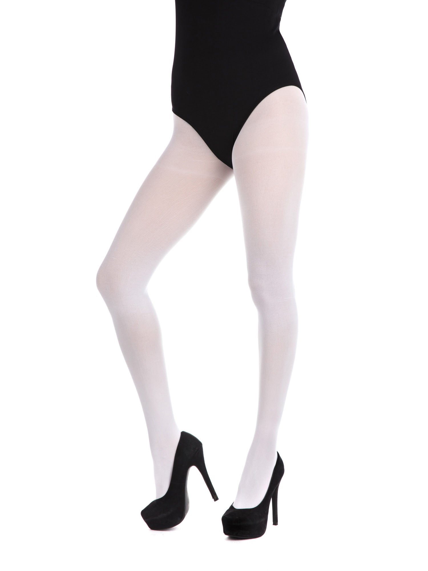 Tights, White, Forum, Accessories, One Size, Back