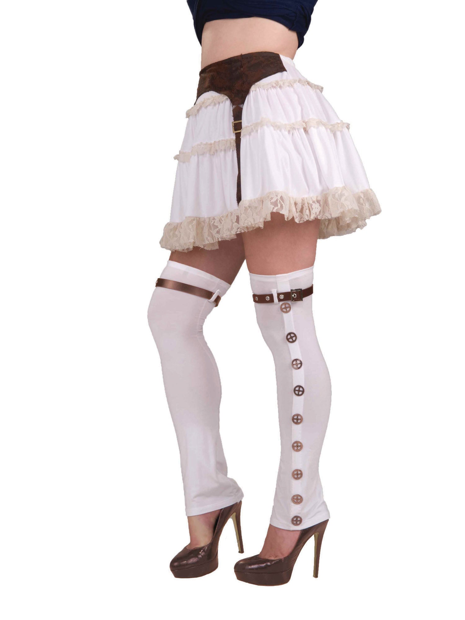 Steampunk, White, Generic, Accessories, One Size, Front