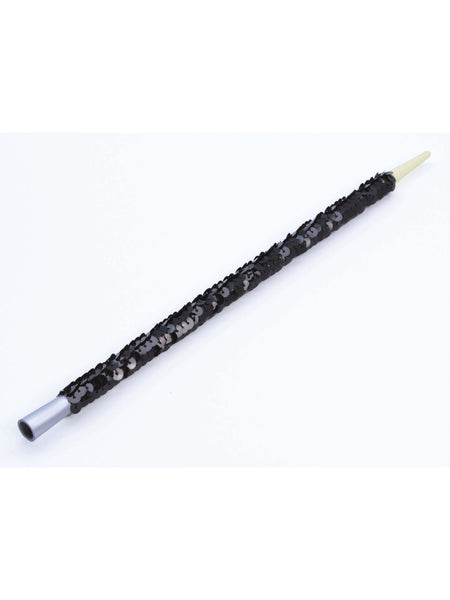 Black Long Cigarette Holder Sequin Costume Accessory