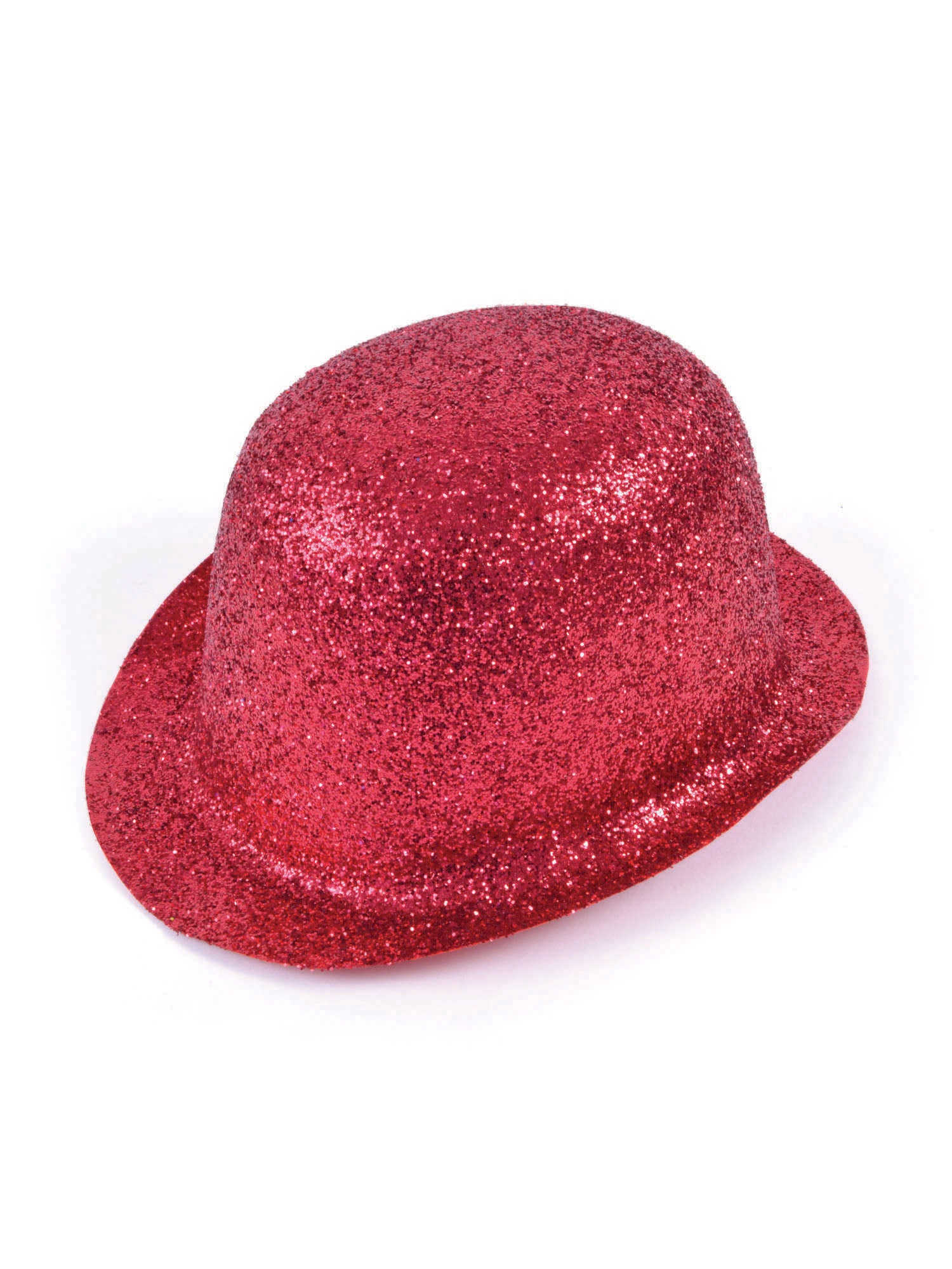Bowler, Red, Generic, Hat, One Size, Front