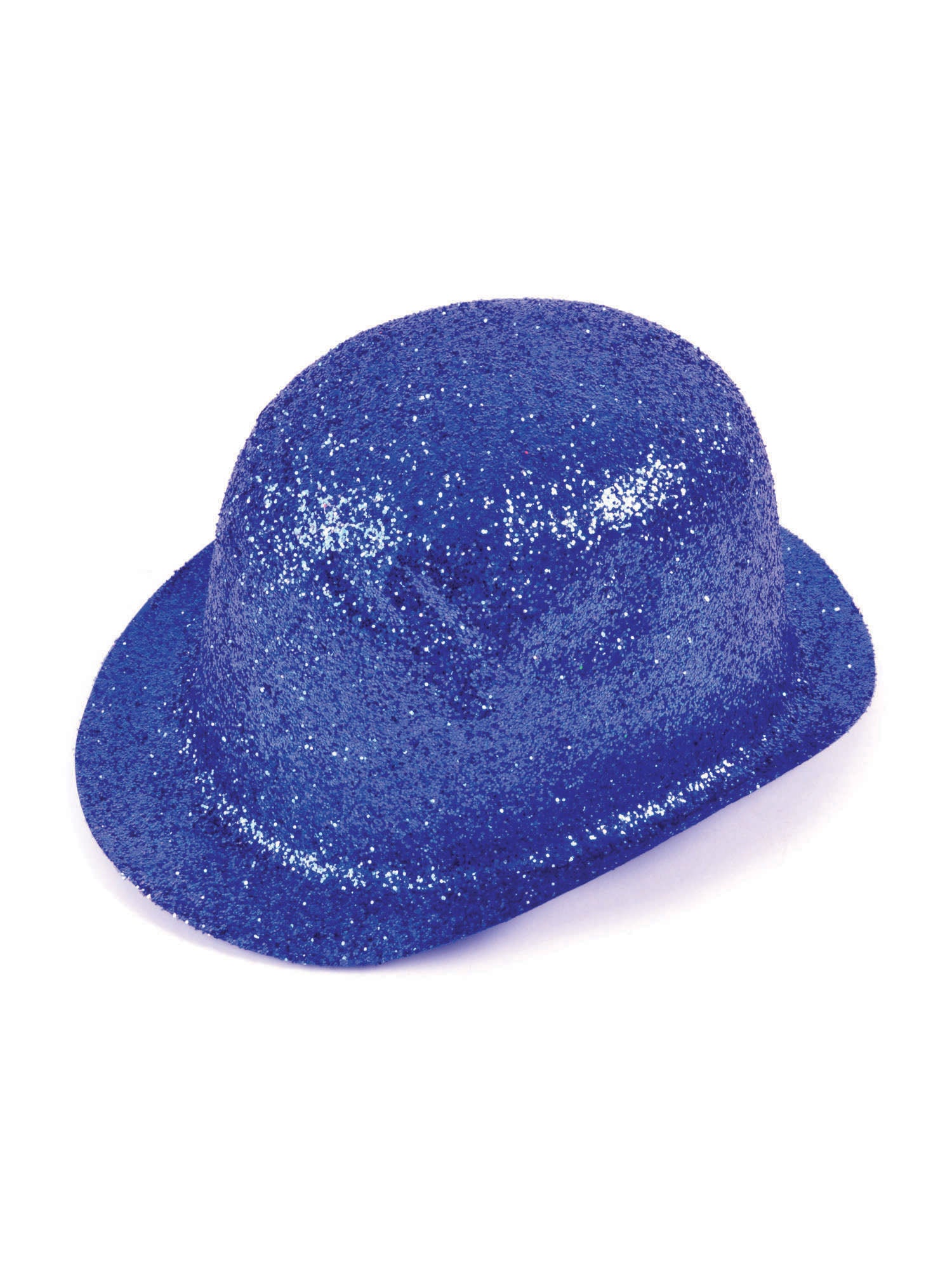 Bowler, Blue, Generic, Hat, One Size, Front