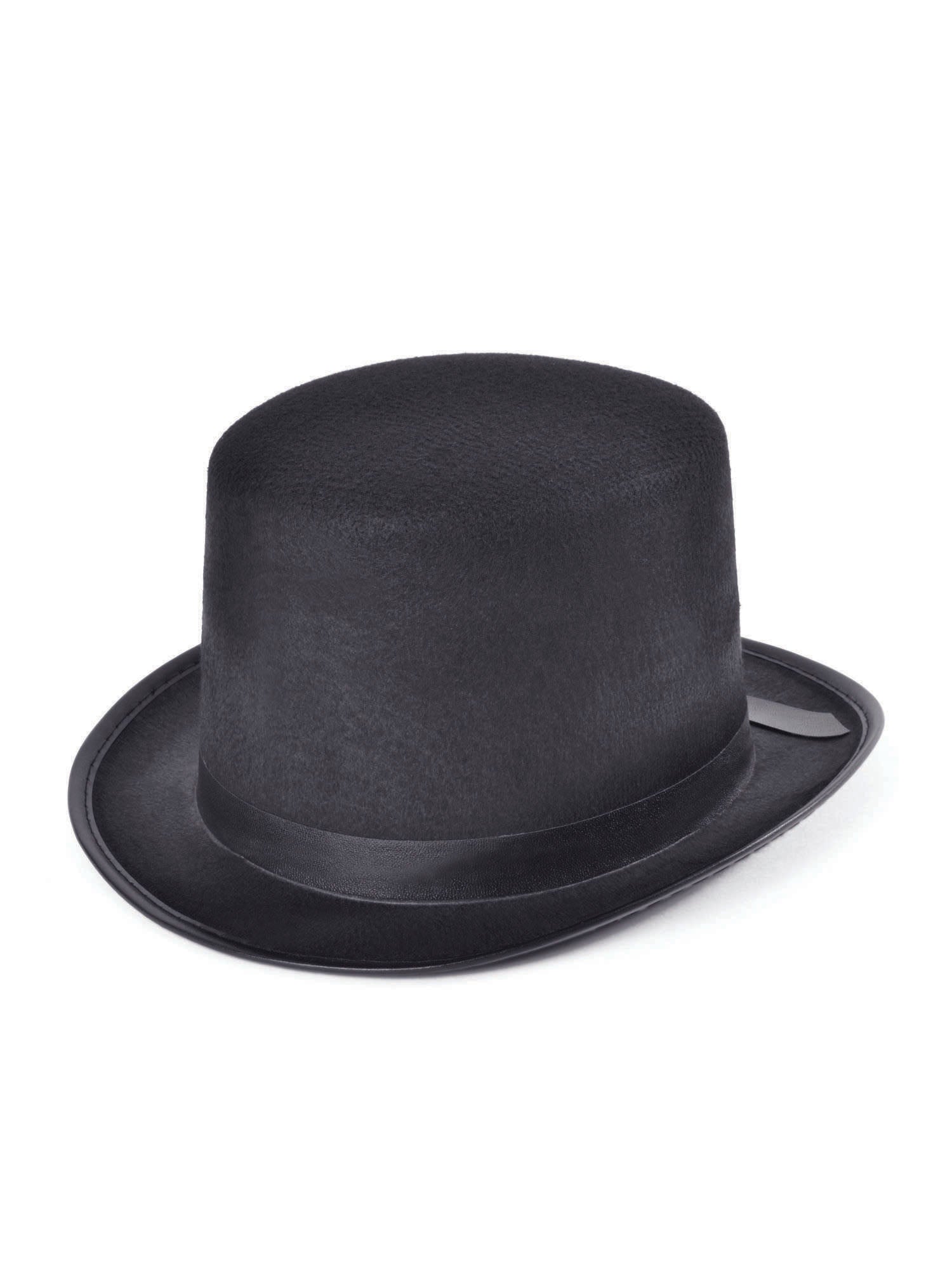 Top Hat, Black, Top Hat, Hats, One Size, Front