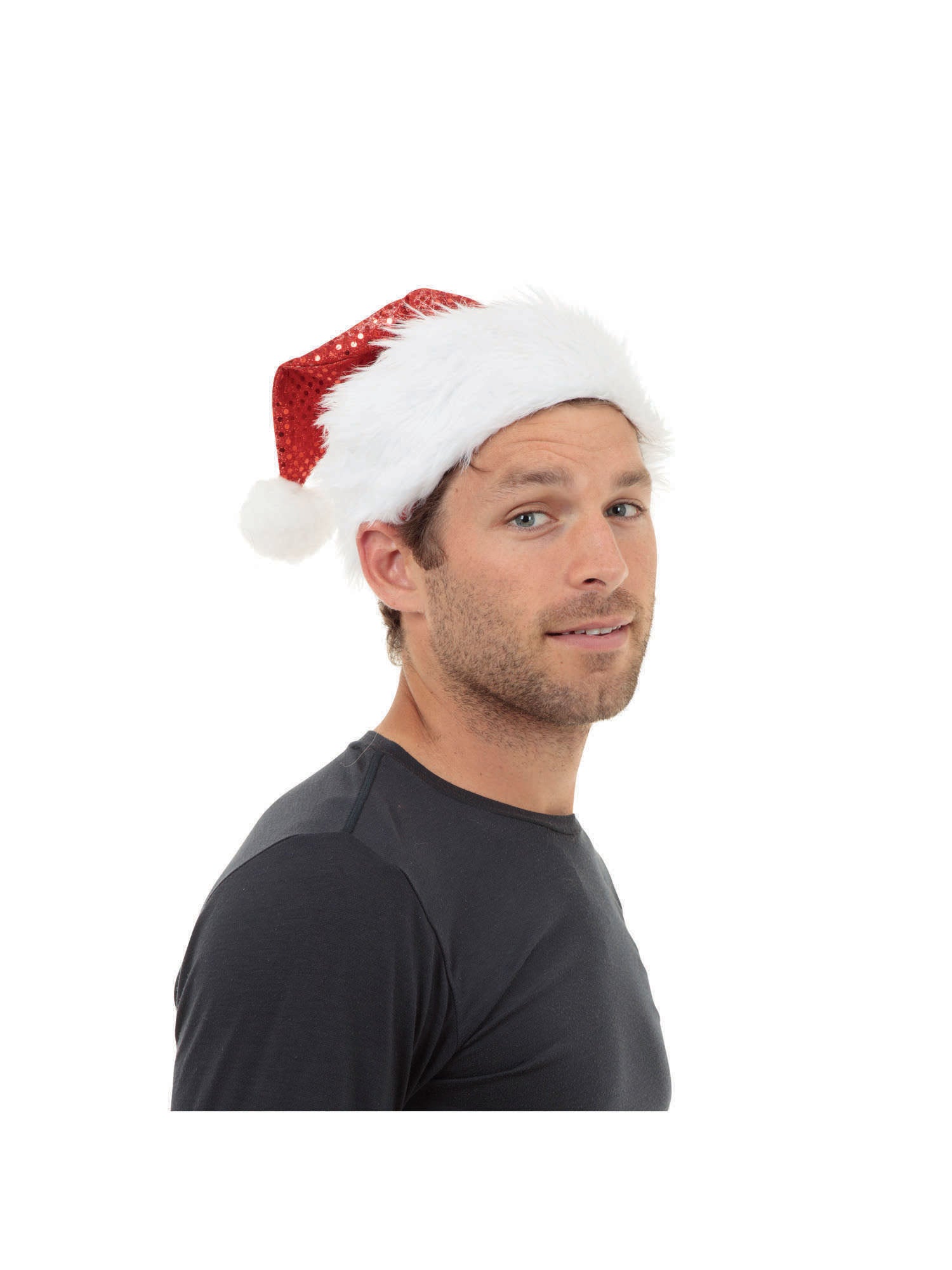 Santa, Multi, Generic, Hat, One Size, Front