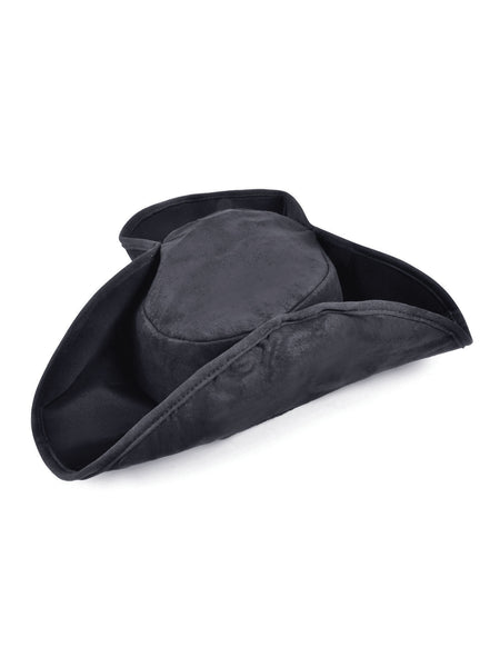 Black Distressed Pirate Hat