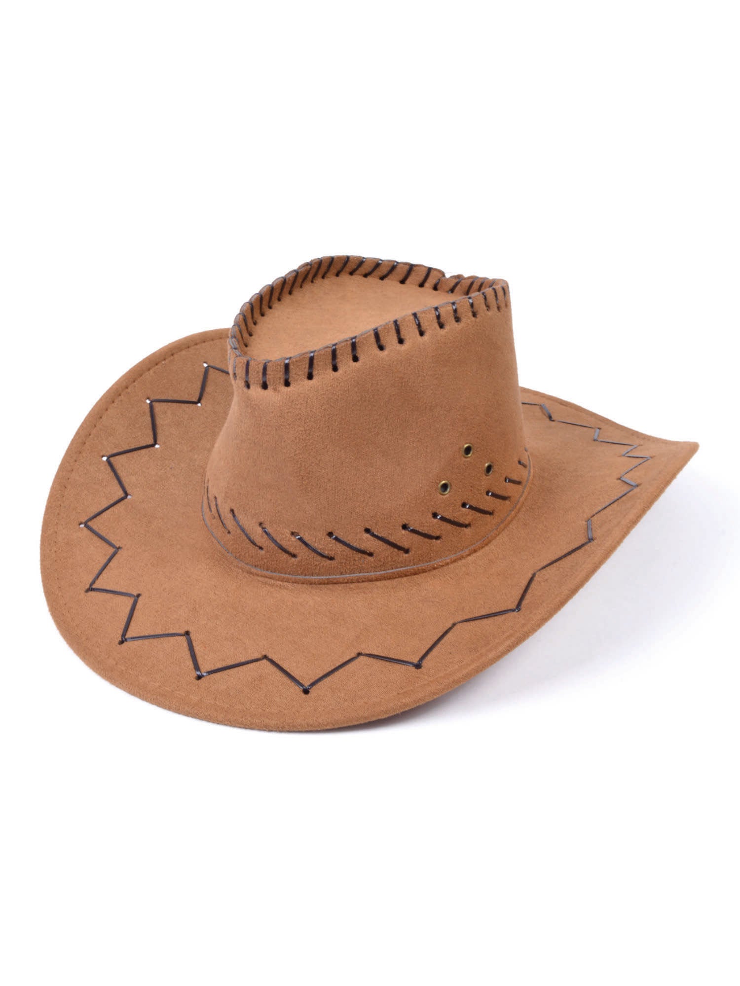 Western, Brown, Generic, Hat, One Size, Front