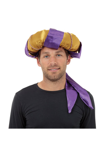 Purple & Gold Sultan Hat