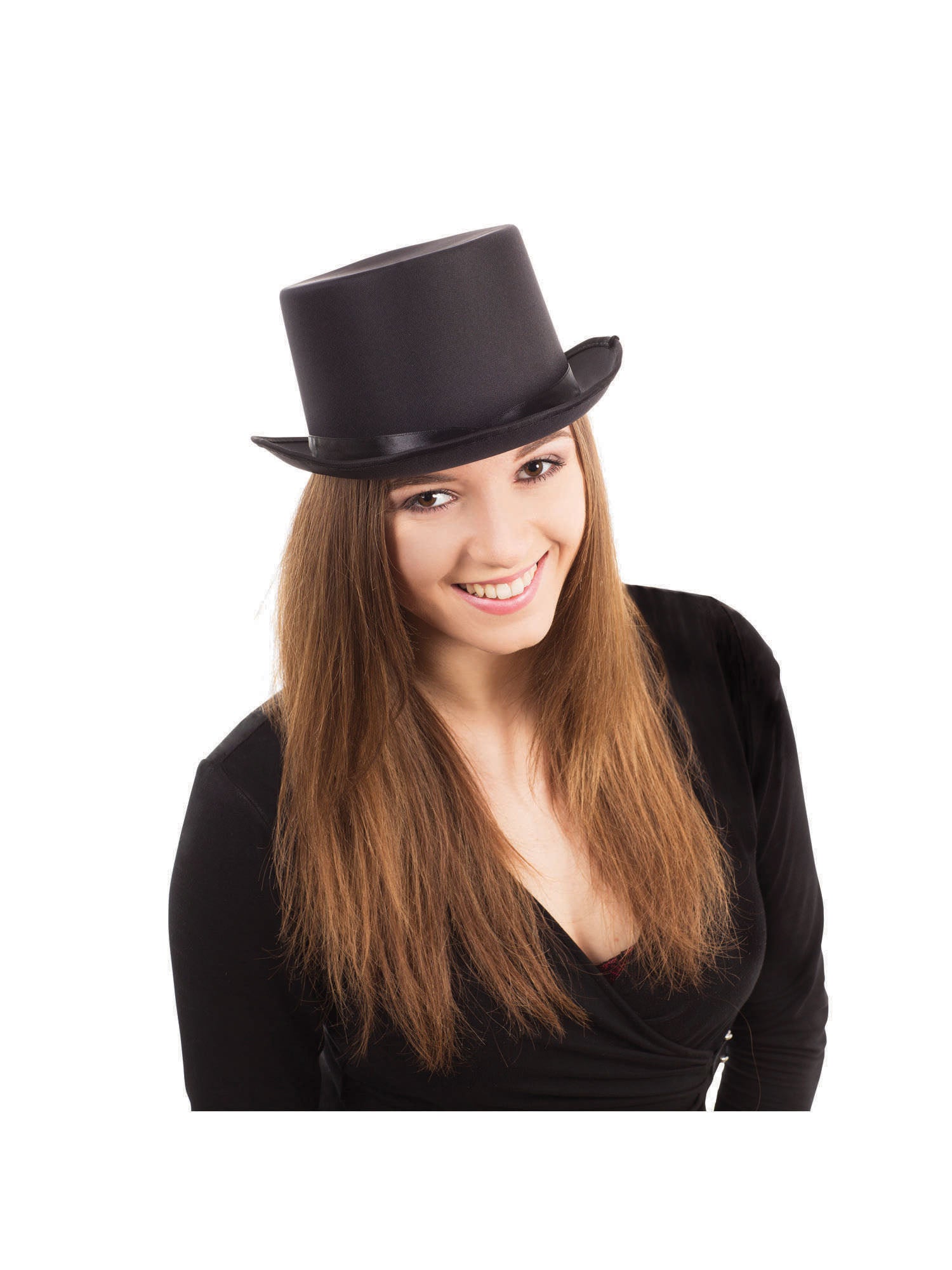 Top Hat, Black, Generic, Hat, One Size, Front