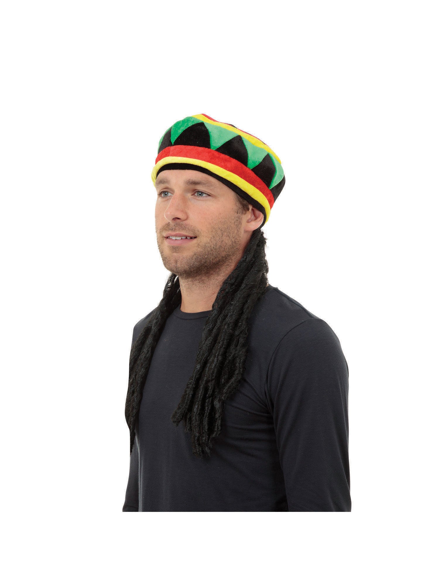 Rasta, Multi, Generic, Hat, One Size, Front