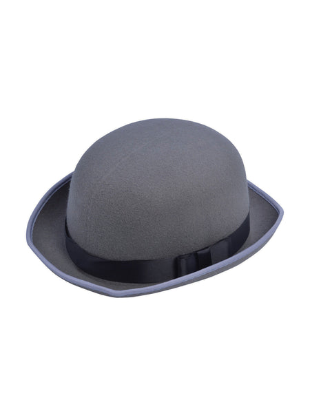 Grey Bowler Hat