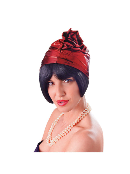 Red 20's Cloche Hat