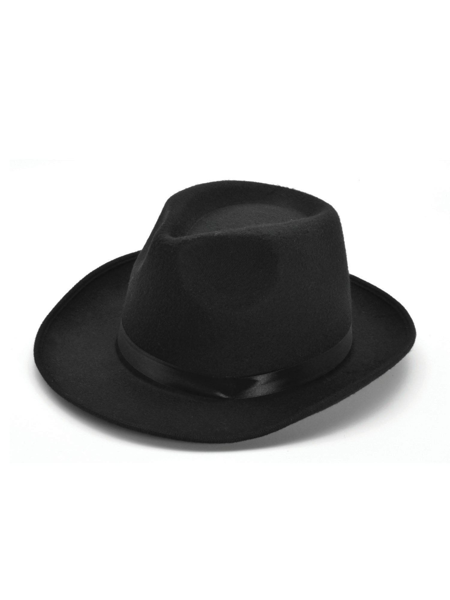 Gangster, black, Gangster, Hats, One Size, Front