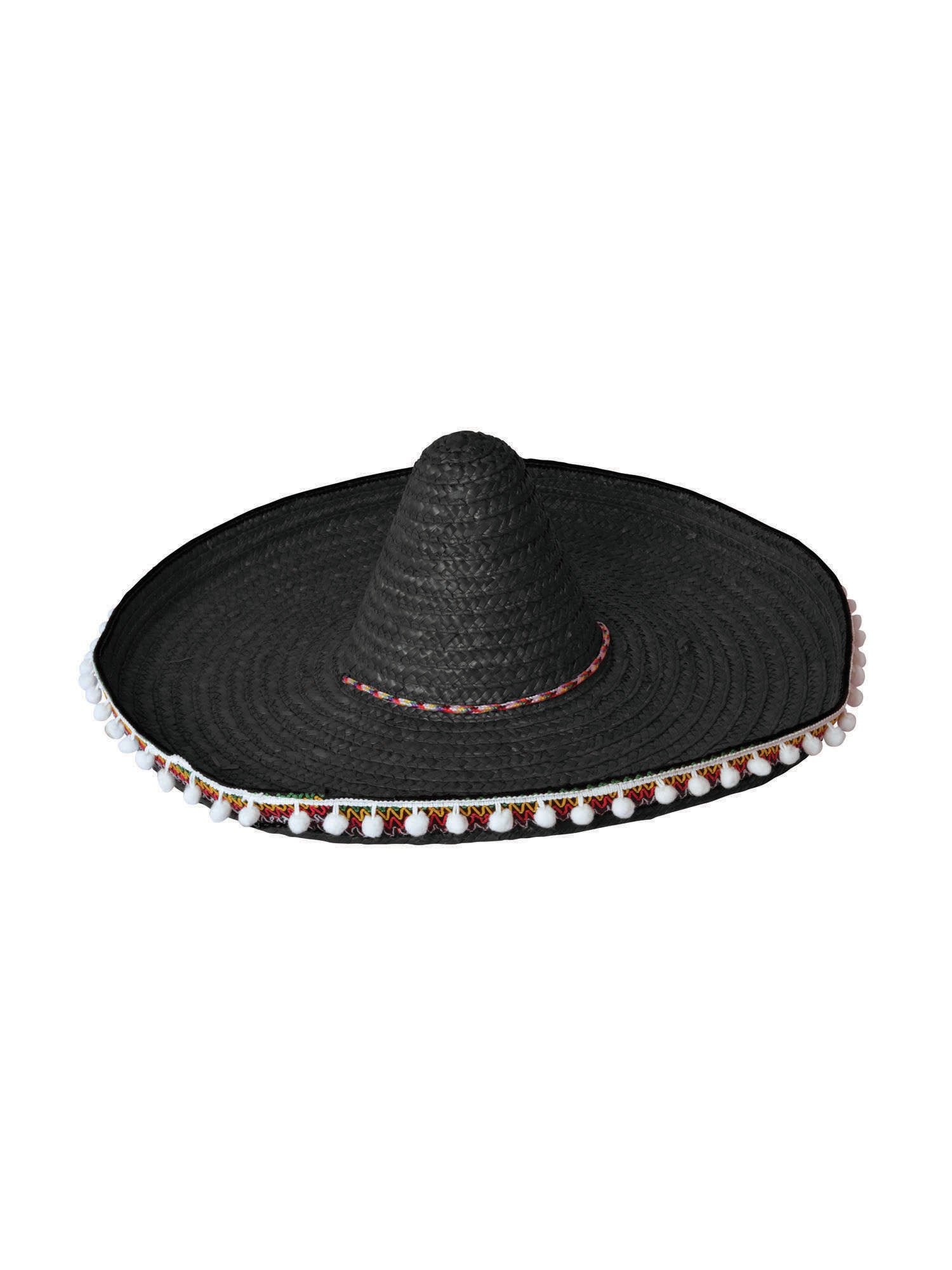 Sombrero, Black, Generic, Hat, One Size, Front