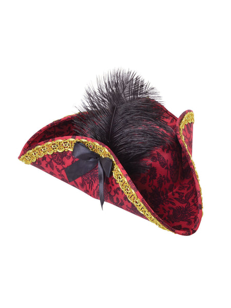 Red Ladies Pirate Tricorn