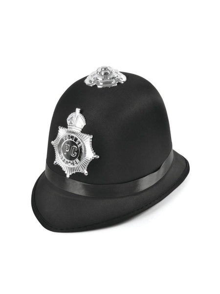 Satin Fabric Police Bobby Hat