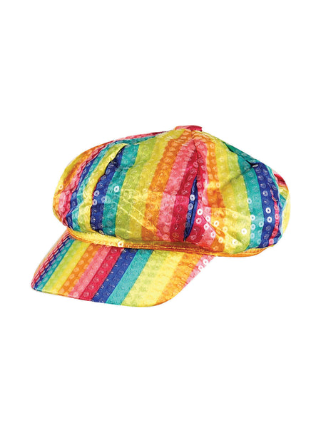 Rainbow Sequin Cap