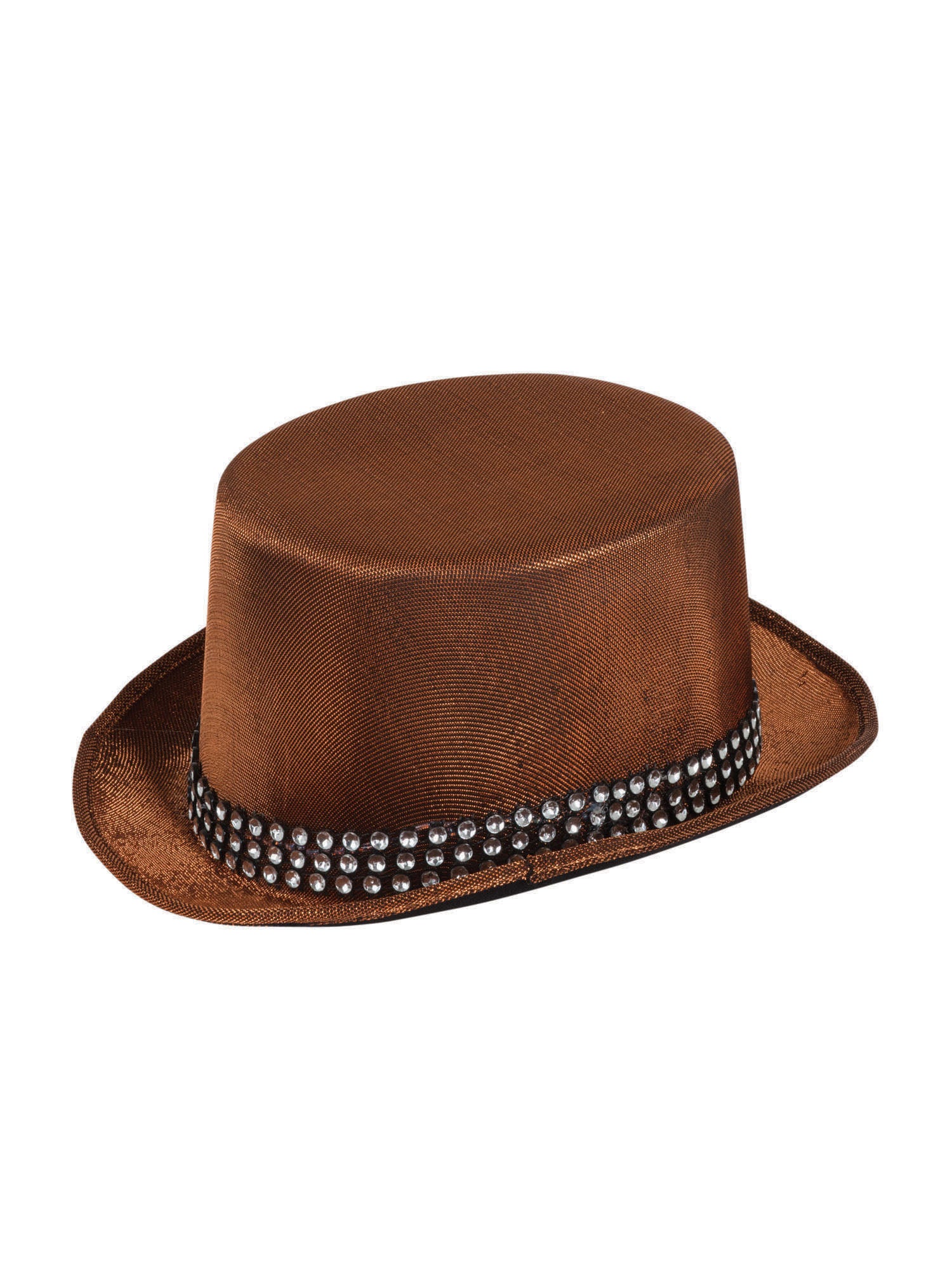 Top Hat, Metallic Brown, Generic, Hat, One Size, Front