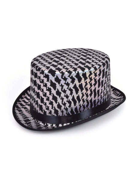 Silver & Black Top Hat