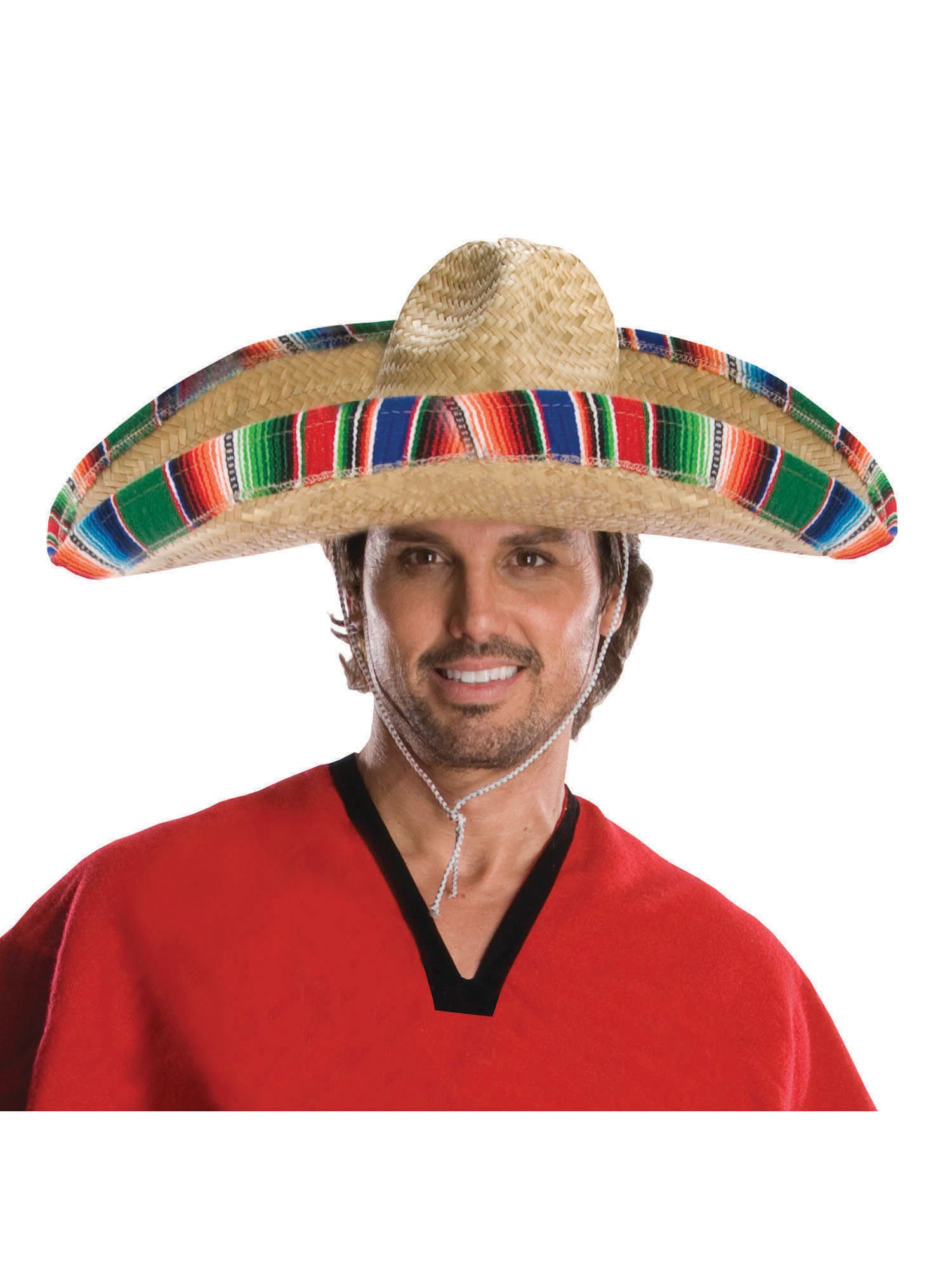 Sombrero, Multi, Generic, Adult Costume, Standard, Front