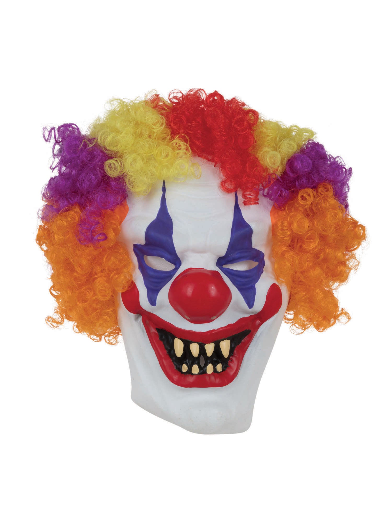 Clown Mask, Multi, Generic, Mask, One Size, Front